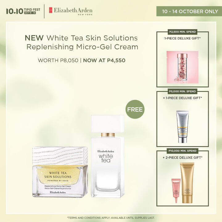 Elizabeth Arden White Tea Skin Solutions Replenishing MicroGel Cream 50ml Lazada PH