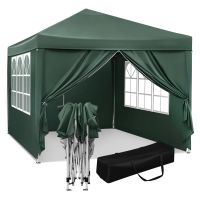 WOLTU 3 x 3m Garden Tent Foldable Canopy Waterproof UV Sun Protection with Carry Bag Camping Pavillon Gazebo Sunshade Shelter