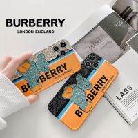 [ส่งสินค้าภายใน 24 ชั่วโมง]หมี Burberry เคสไอโฟน เทรนด เคส 11 pro max Xr Xs X 7 8 plus case ป้องกันการตก นิ่ม 12 pro max mini SE2023