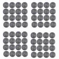 64 PCS Stainless Steel Sponges Scrubbers, Utensil Scrubber Scouring Pads Ball for Removing Rust Dirty Cookware Cleaner