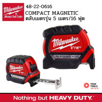 Milwaukee ตลับเมตรแม่เหล็ก  รุ่น compact magnetic 5 เมตร 8 เมตร  มิลวอกี้ ของแท้  มีเก็บเงินปลายทาง ส่งด่วนจาก กทม