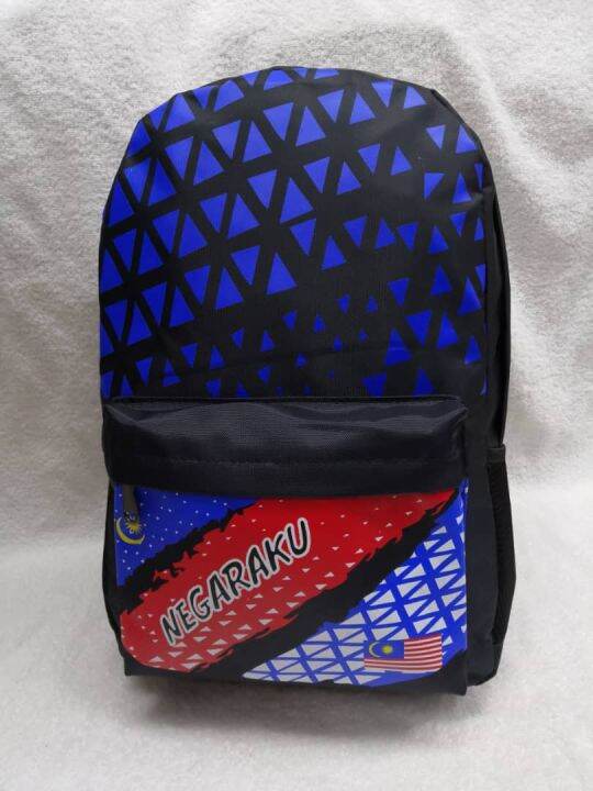 Negaraku Malaysia Backpack School Bag Travel Bag Laptop Bag Lazada