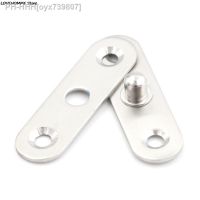 【LZ】 75/95/100mm Furniture Hinges 360 Degree Rotating Hinge Stainless Steel Door Pivot Up Down Shaft