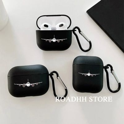 Cute Plane Soft Silicone Case for Apple Airpods Pro 2 1 3 Wireless Shockproof Protection Air Pods Pro Earphone Box Cover Coque Wireless Earbud Cases