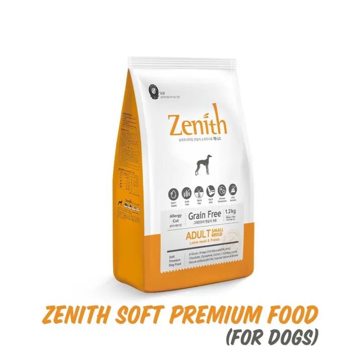 Monroe Pets Zenith Dog Food for Small Breed(Lamb Meat and Potato) Grain