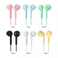 comacc พร้อมส่ง U19 หูฟัง สีมาการอง สายแจ็ค ขนาด 3.5 มม. แบบสากล สำหรับแอนดรอยด์ Ios ยาว 1.2 ม.