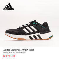 【รูปแบบต่าง ๆ】adidas วิ่ง รองเท้าวิ่ง Equipment 10 EM สีดำ 3 กิจกรรม ใช้งบน้อยซื้อรองเท้าที่มีคุณภาพสูง