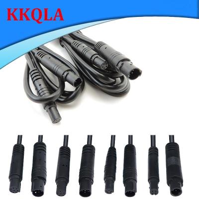 QKKQLA 4/5/6/8Pin Core Car Dvr Camera Extension Cable Male To Female Cord Connector Power Line