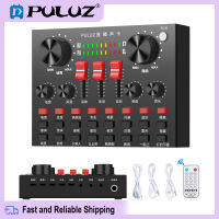 【Ready Stock】 Puluz Live Broadcasting การ์ดเสียงบลูทู ธ คาราโอเกะร้องเพลงบันทึกเสียงมิกเซอร์สำหรับโทรศัพท์มือถือ / คอมพิวเตอร์ / แล็ปท็อป / แท็บเล็ตพีซีเวอร์ชั่นภาษาจีน (สีดำ) 100% genuine quality