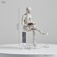 Reading Humanoid Sculptures &amp; Figurines Home Decoration Statues And Statues Mummy Figure Sculpture Living Room Decor Office Ornaments