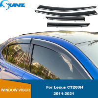 ประตู Visor สำหรับ Lexus CT200H 2011 2012 2013 2014 2015 2016 2017 2018 2019 2020 2021 Window Visor Wind Deflector Visor Rain Guard