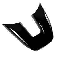 5X Car Glossy Black V Style Steering Wheel Panel Cover Trim Decoration Frame Sticker for Vezel -V 2021 2022