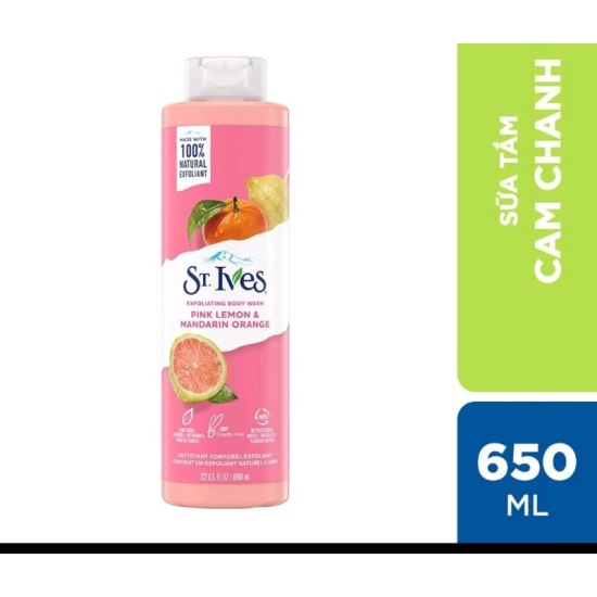 Giảm giá sữa tắm ives 650g mẫu của muối biển cam chanh và yến mạch - ảnh sản phẩm 5