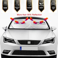 △ Car Windshield Sunshades Cover Auto Accessories For Seat Leon Ibiza Ateca Arona Cordoba Toledo Altea Alhambra Arosa Exeo Mii