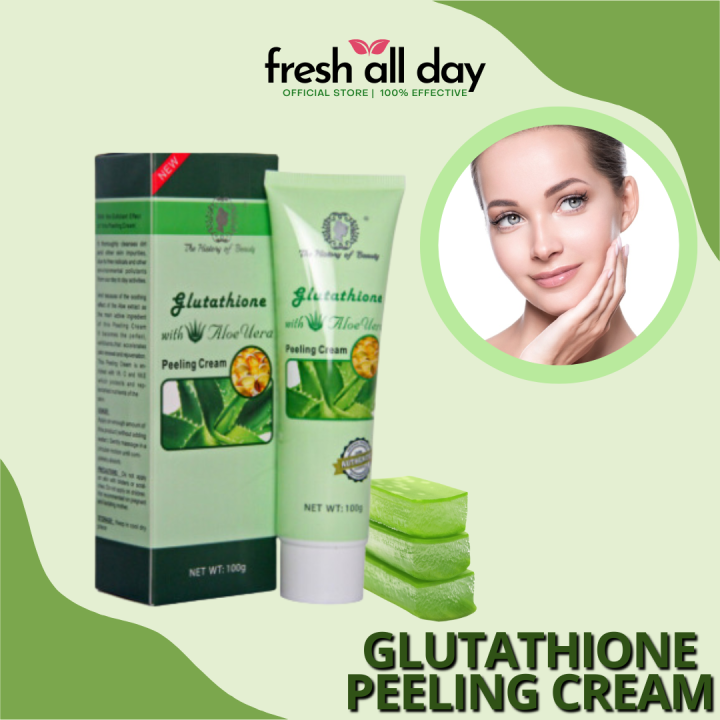 AUTHENTIC Glutathione with Aloe Vera Magic Peeling Cream Exfoliate 100g