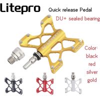 【hot】♂✽❒  K5 Release Pedal Widened Non-Slip Aluminum Alloy DU Sealed Folding Pedals MTB Part