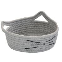 【CW】 Woven Basket Organizer Cotton Rope   Storage - Aliexpress