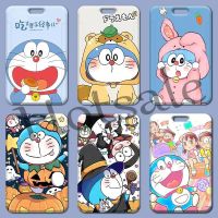 【hot sale】 ✜▣♙ B11 Anime Cartoon Doraemon Cute Design DIY Student School Campus ID Card Hard Cover Employee ID Work ID Card Holder