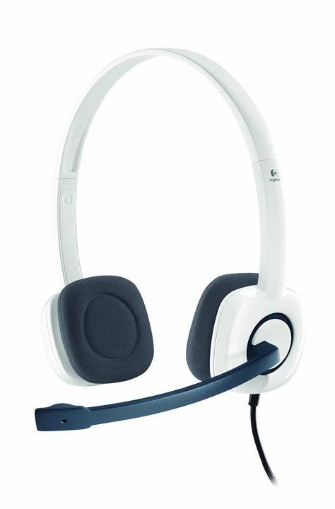 logitech-h150-stereo-headset-genuine-สีขาว-ของแท้-ประกันศูนย์-2ปี-white