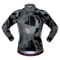 Spring Autumn Riding Long Sleeve Cycling Bicycle Mountain Bike Colthing For Outdoor Sports Exercises Polyester Army Green