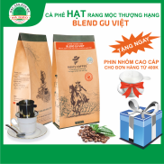 Cà Phê HẠT Men s Coffee, Dòng BLEND GU VIỆT Đặc Sản Buôn Ma Thuột gói 500gr