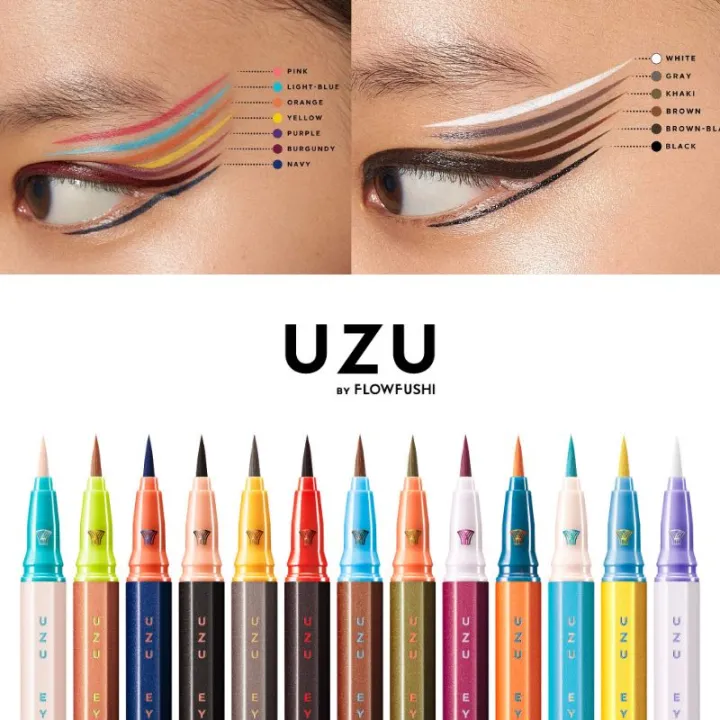UZU BY FLOWFUSHI Eye Opening Liner Liquid Eyeliner, Hot Water Off