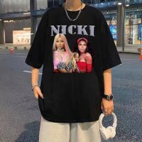 Singer Nicki Minaj Graphic Tshirt Streetwear Summer Men Hip Hop Harajuku Oversized T-Shirt Short Sleeve Man Casual Tees S-4XL-5XL-6XL