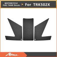 และ♤✉เหมาะสำหรับ Benelli TRK502แผ่น502X 2018 2022ถังน้ำมันมอเตอร์ไซค์ใสรูปลอกที่ยึดเข่าสติกเกอร์หนังใส