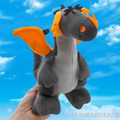 ☃♝☌ AEOZAD Pequeno dragão voador travesseiro de pelúcia longo brinquedo pelúcia verde bonito dinossauro super macio dormindo