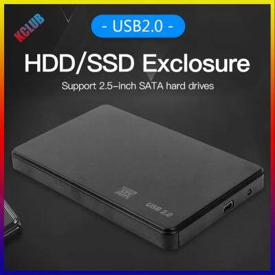 กล่องพลาสติก3TB USB 2.0/3.0กล่องฝาปิด2.5นิ้ว SATA เอสเอสดีกล่องฮาร์ดดิสก์พกพา