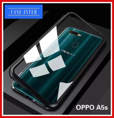 ❌[รับประกันสินค้า]❌!!  Case Oppo A5s เคสออฟโป้ A5s เคสแม่เหล็ก ไม่มีกระจกด้านหน้า เคสประกบ360 Magnetic Case 360 degree เคสมือถือ เคสกันกระแทก รุ่นใหม่ แม่เหล็ก ประกบ หน้า-หลัง สินค้าใหม่