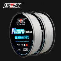 【ขาย】สายเหยื่อตกปลาแบบ Fluorocarbon FTK 100ม. 4.13-34.32ปอนด์ผู้นำคาร์บอนไฟเบอร์เอ็นตกปลาแมลงวันสายนุ่มพิเศษ Pesca