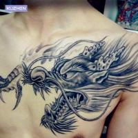 22X16cm Waterproof Large Temporary Tattoo Stickers Men Arm Leg Transfer Tattoo Dragon Sexy Products Stickers