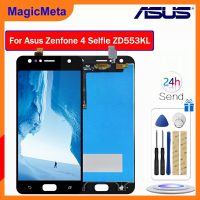 MagicMeta หน้าจอจอ LCD แบบดั้งเดิมสำหรับ Asus Zenfone 4 Selfie ZD553KL จอแสดงผลหน้าจอสัมผัสดิจิตอลแทนการประกอบสำหรับ Asus Zenfone 4 Selfie ZD553KL หน้าจอ ZD553KL