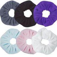 hot【DT】 New Large Wide Microfiber Hair Drying Scrunchies Band Frizz Rubber Tie Sport