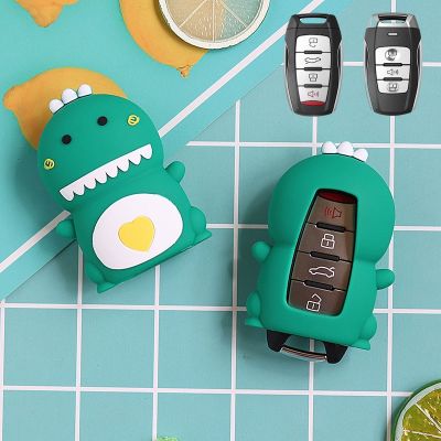 Cute Cartoon For Great Wall Haval H6 M6 F5 F7 H2 7 9 3 4 Button Smart Remote Car Key Case Protector Cover Keychain Accessories