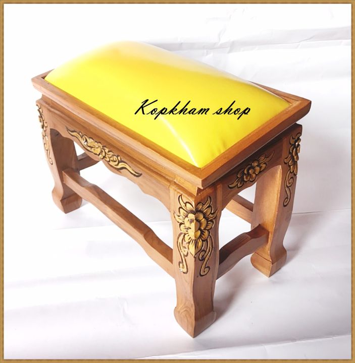 โต๊ะกราบ-แกะสลัก-ขนาด-7x14-นิ้ว-โต๊ะกราบพระ-แท่นกราบพระ-ไม้สัก-ไม้สักทอง-มีให้เลือก-สีแดง-เหลือง-ขาว-น้ำตาล