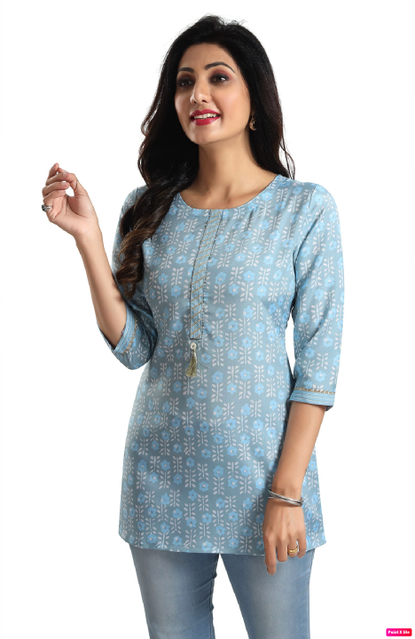 100% ORIGINAL READY STOCK Kurti Indian Women Kurti Top Kurtis ...