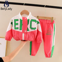 2 Pieces Girls Sports Suit Casual Long Sleeves Letter Printing Tops Trousers Two-piece Set For 0-4 Years Old Kids【fast】