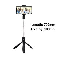 Roreta 2021 Foldable Tripod Monopod Wireless Bluetooth Selfie Tripod With Mirror remote control For Smartphone