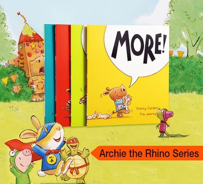 archie-the-rhino-series-ชวนเด็กๆ-มากสนุกกับแรดน้อยอาร์ชี่-จุดมาครบซี่รี่-4-เล่มเลยค่ะ