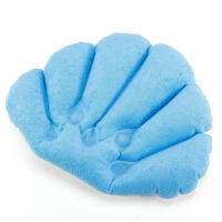 จำกัด100หมอนอาบน้ำ Soft Home Spa Inflatable Bath หมอนถ้วย Shell Shaped คออ่างอาบน้ำ Cushion