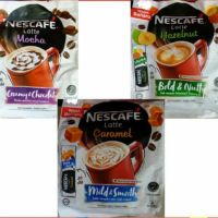 NESCAFE Latte เนสกาแฟลาเต้ มอคค่า เฮเซลนัท และคาราเมล