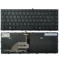 NEW French FR laptop keyboard for HP Probook 640 G4 645 G4 645 G5 430 G5 440 G5 445 G5 with black Frame backlight