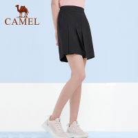 Camel sports womens pleated skirt tennis leisure sports skirt breathable light shorts