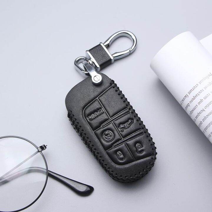 dfthrghd-leather-car-key-case-cover-for-fiat-punto-bravo-palio-linea-freemont-abarth-anti-wear-protective-key-shell-ring-car-accessories