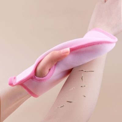 【cw】 Super Soft Exfoliating Mitt Painless To The Sponge PVA Children Adult Bathing Gloves Durable Shower New ！