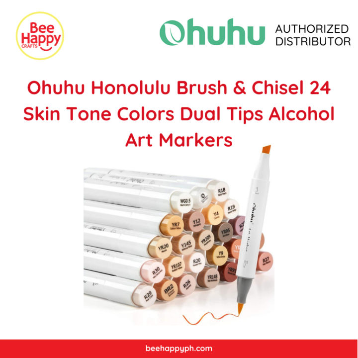 Ohuhu Oahu 320 Colors Dual Tips Alcohol Art Markers, Fine & Chisel (US  Exclusive)