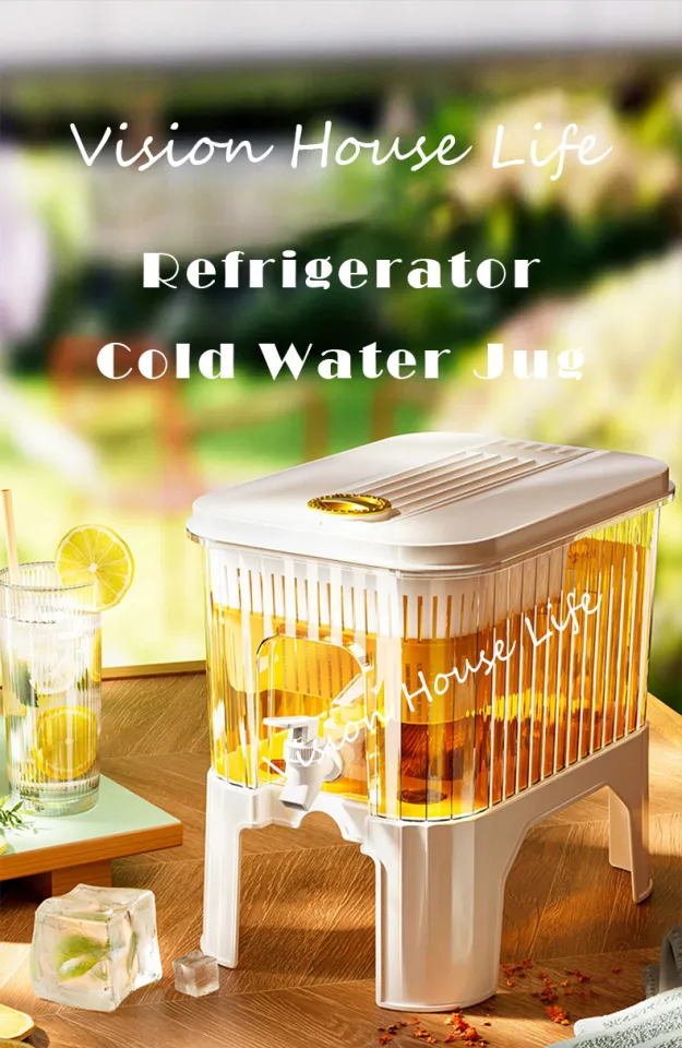 5L Cold Kettle with Faucet in Refrigerator Iced Beverage Dispenser
