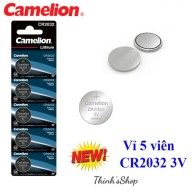 Vỉ 5 viên CR2032 Pin 3V Lithium Camelion 3Volt thumbnail